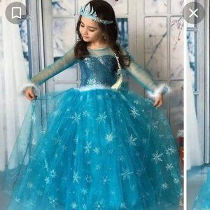 Elsa inspired princess gown